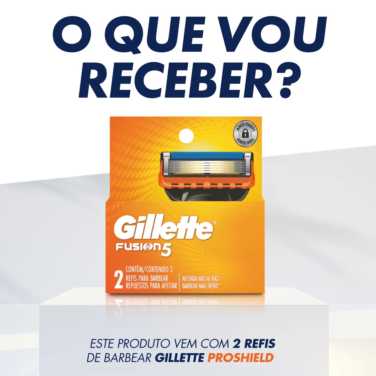Carga para Aparelho de Barbear Gillette Fusion 5 2 Unidades — foto 6