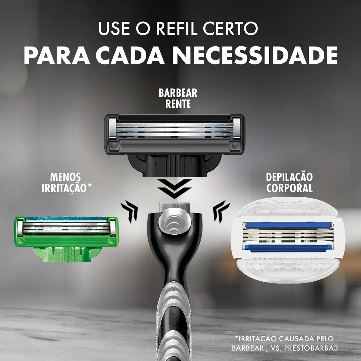 Carga para Aparelho de Barbear Gillette Mach3 Carbono 8 Unidades — foto 6