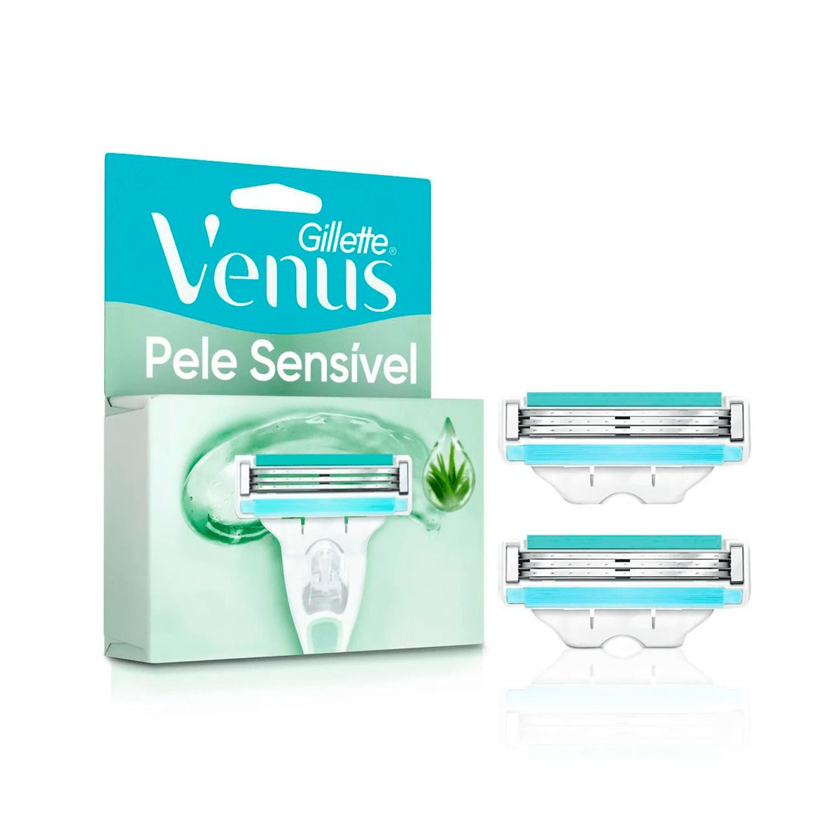Carga para Aparelho de Depilação Gillette Venus Pele Sensível 2 Unidades