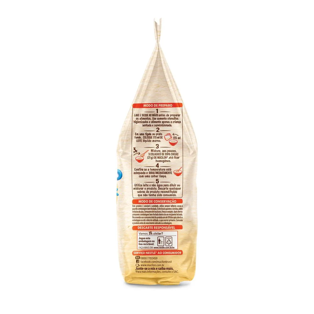 Cereal Infantil Mucilon Arroz e Aveia +6 meses 180g — foto 3