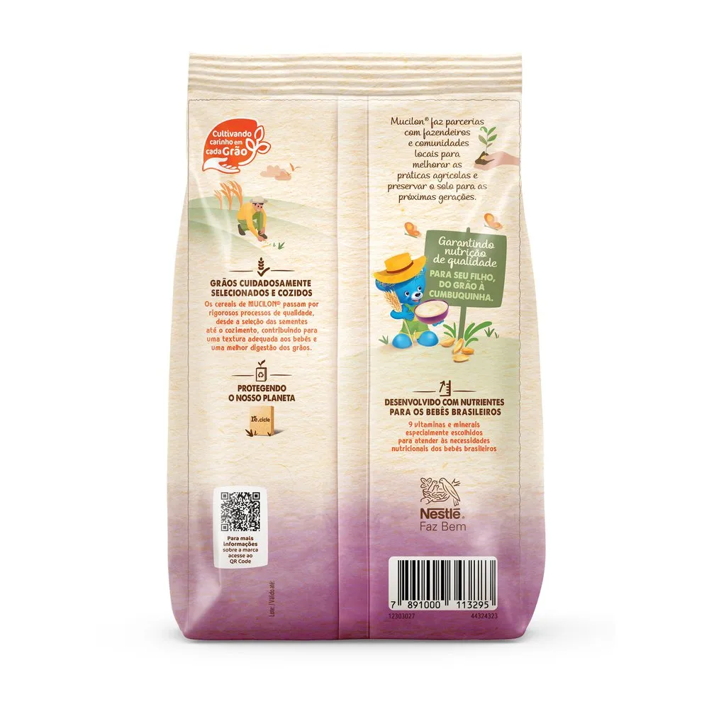 Cereal Infantil Mucilon Aveia Integral e Ameixa +6 meses 180g — foto 3