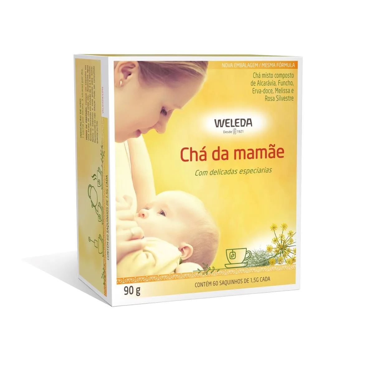 Chá Weleda Misto para Mamãe 60 Sachês