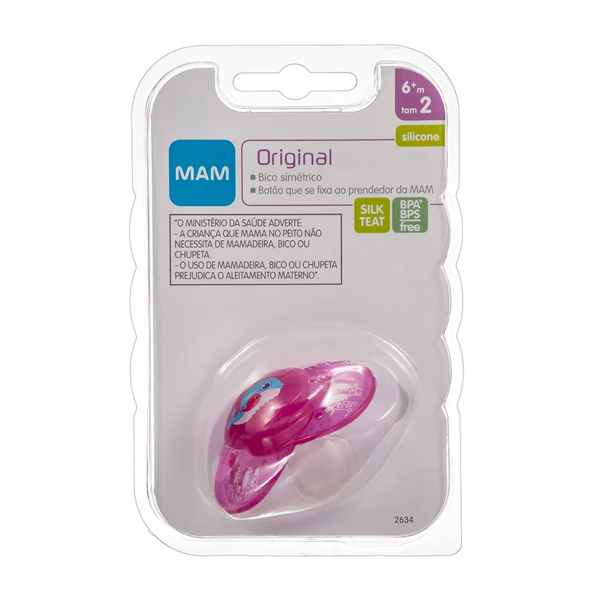 Chupeta Mam Original Girls 6+ Meses De Idade
