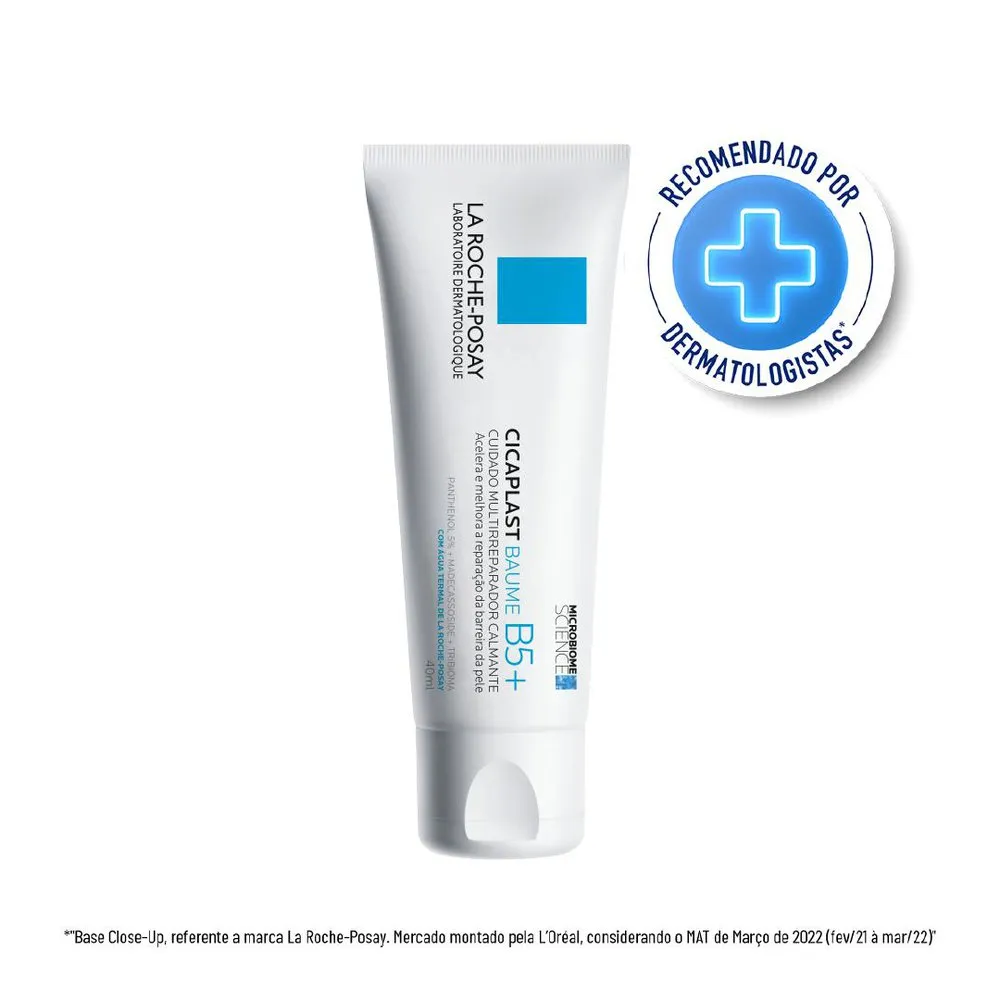 Cicaplast Baume B5+ La Roche-Posay Creme Multirreparador Calmante 40ml