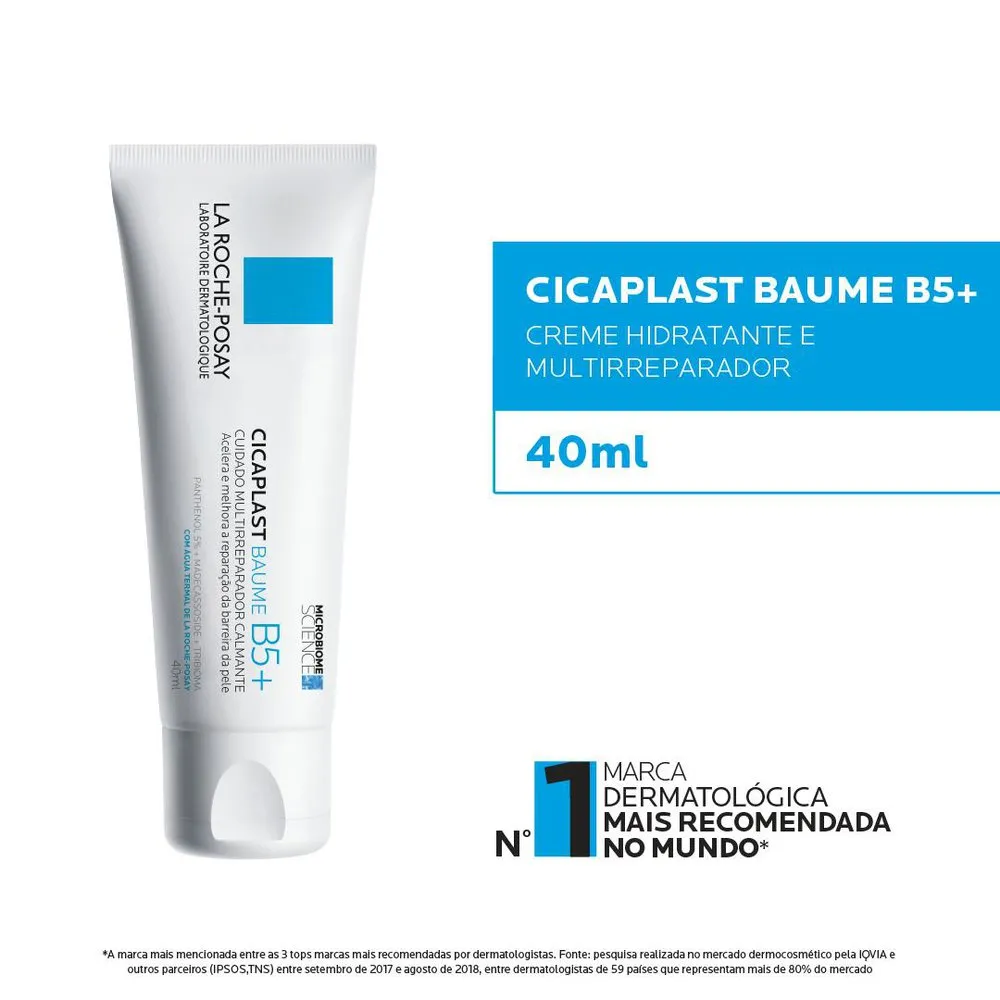 Cicaplast Baume B5+ La Roche-Posay Creme Multirreparador Calmante 40ml — foto 2