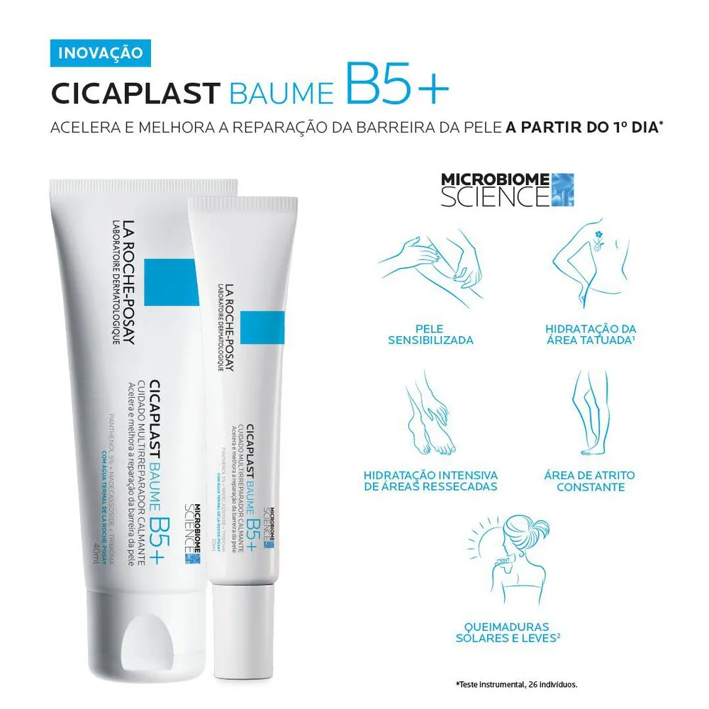Cicaplast Baume B5+ La Roche-Posay Creme Multirreparador Calmante 40ml — foto 12