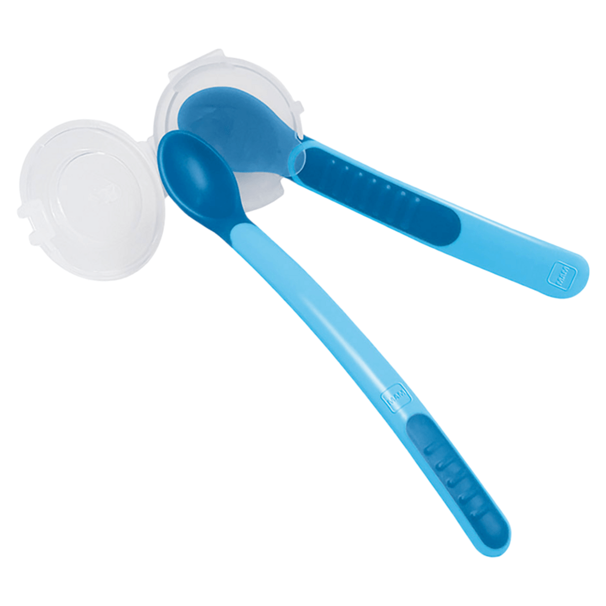 Colher Infantil MAM Termossensível Azul 2 Unidades + Estojo — foto 4