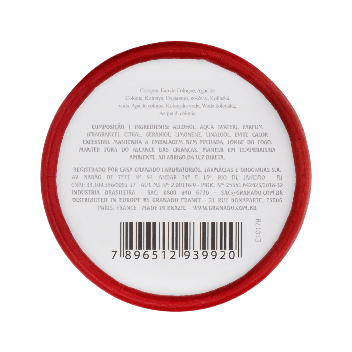 Colonia Granado Cardamomo & Gengibre 230ml — foto 4