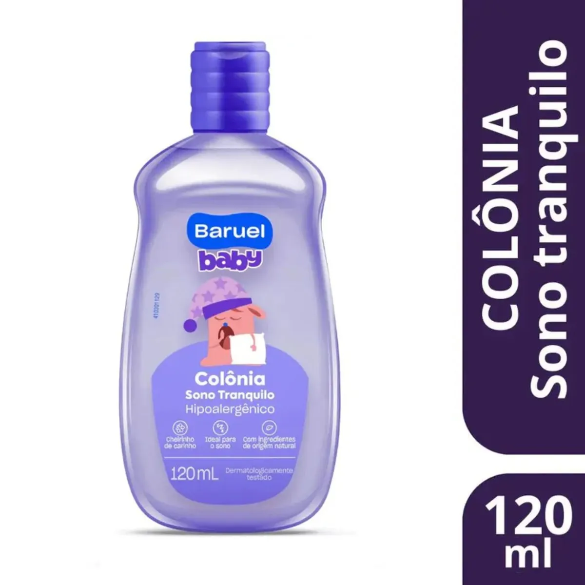 Colônia Infantil Baruel Baby Sono Tranquilo 120ml