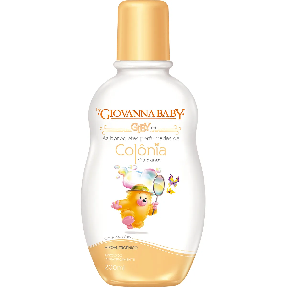 Colônia Infantil Giovanna Baby Giby 0 a 5 Anos 200ml