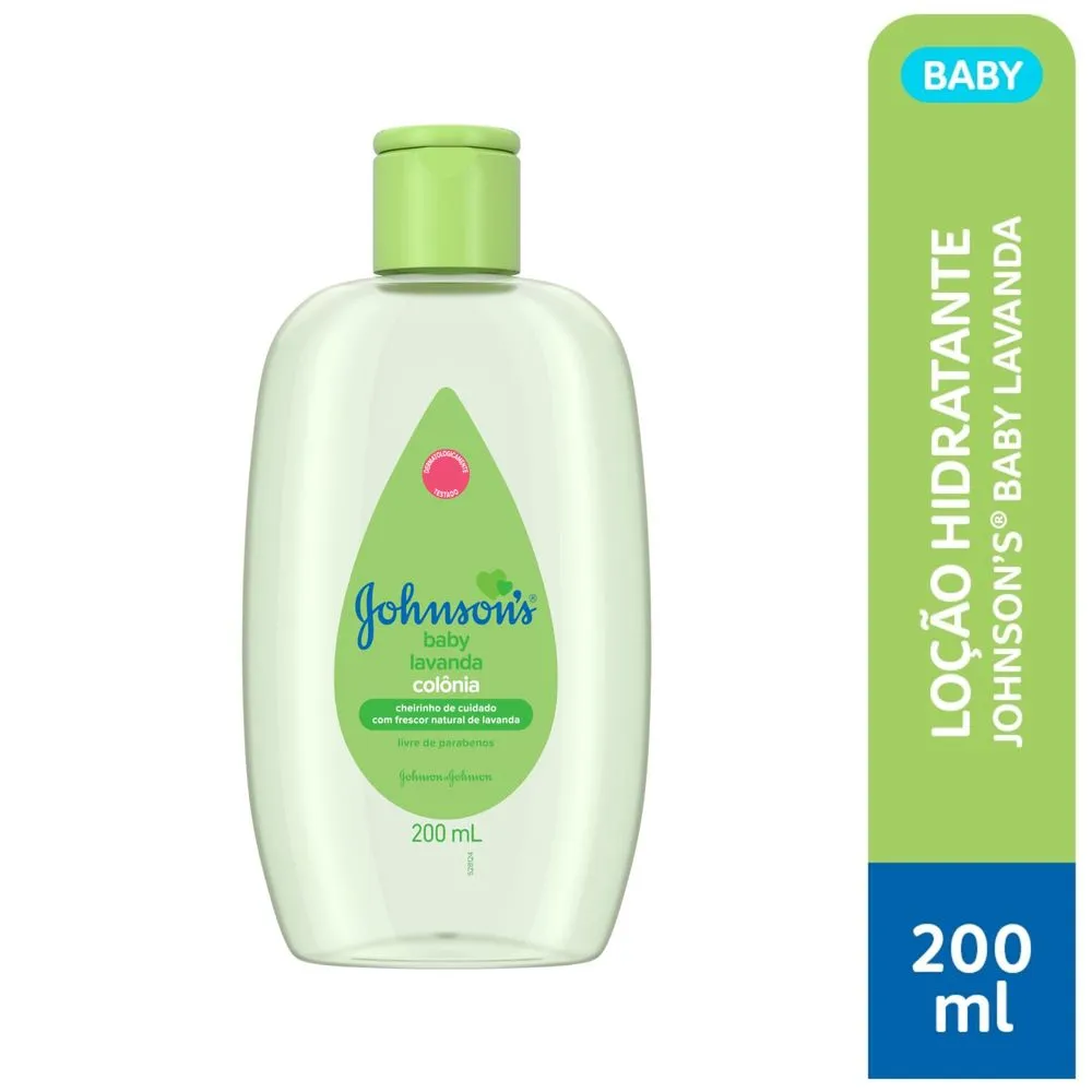 Colônia Johnson’s Baby Lavanda 200ml