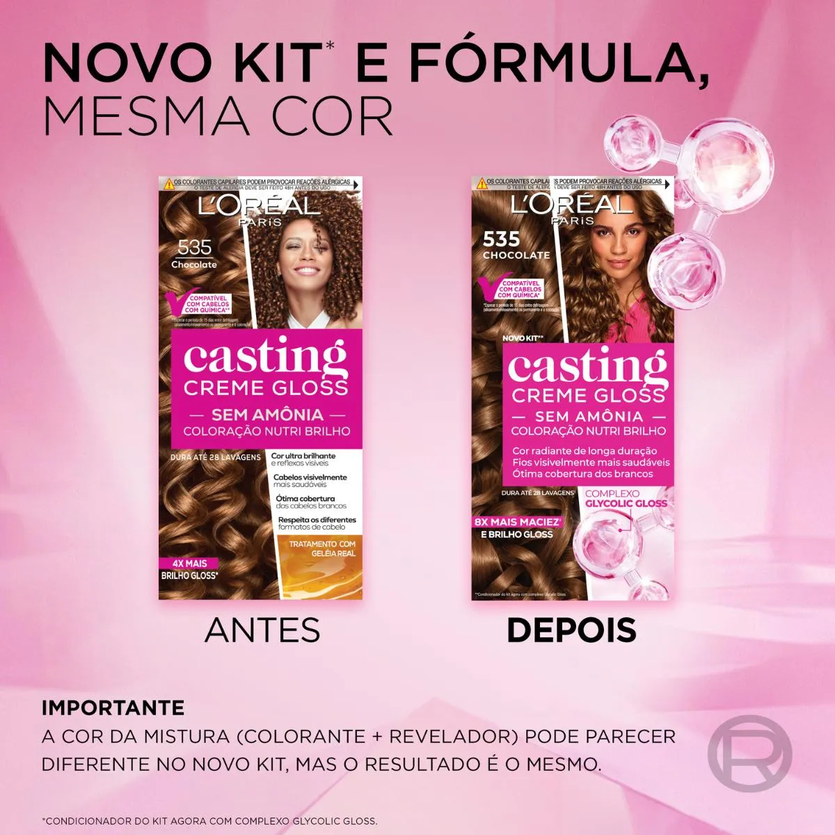 Coloração Casting Creme Gloss 535 Chocolate — foto 3