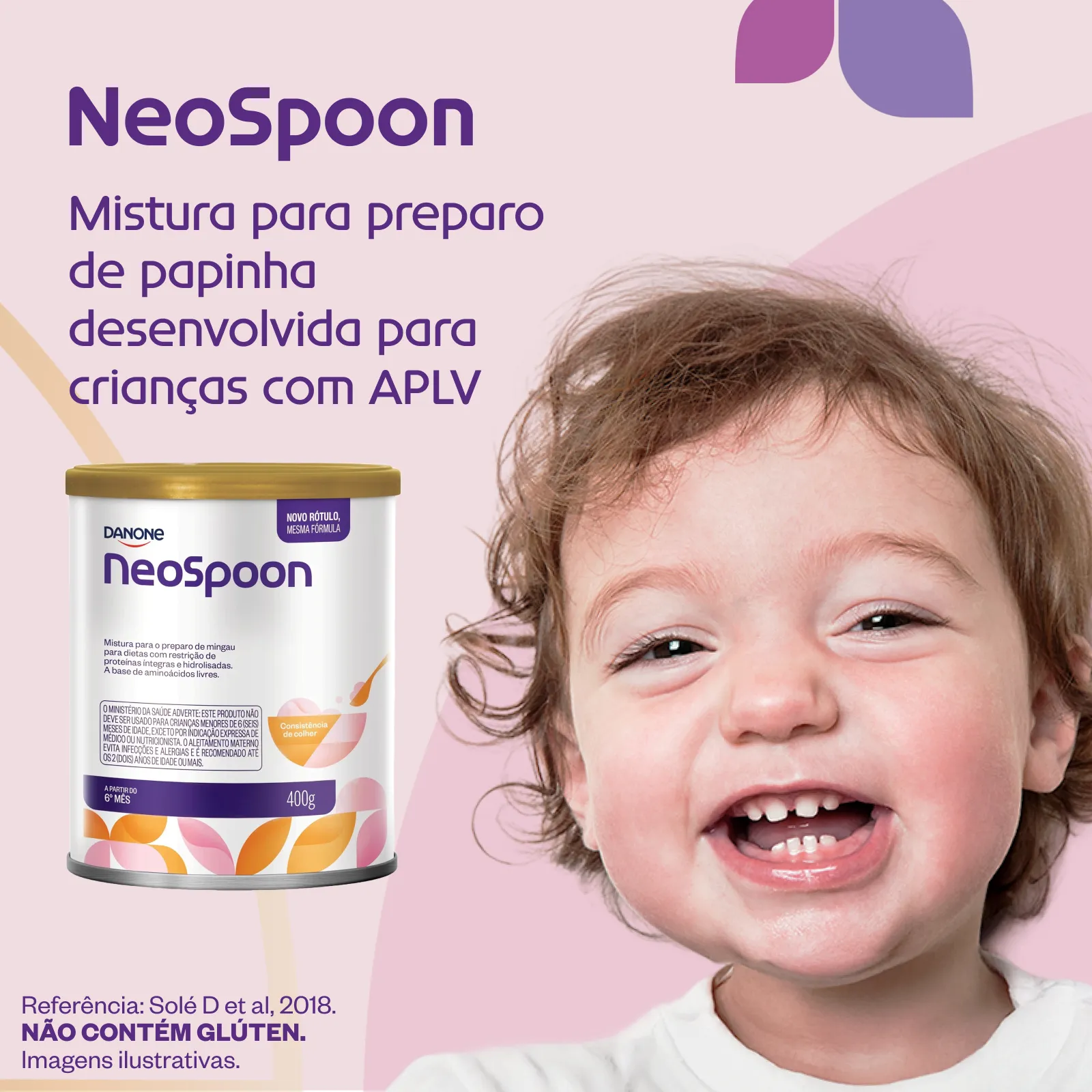 Complemento Alimentar Infantil Neospoon +6 meses 400g — foto 2