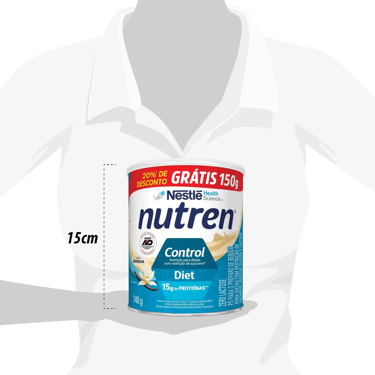 Complemento Alimentar Nutren Control Baunilha 740g com 20% de Desconto — foto 6