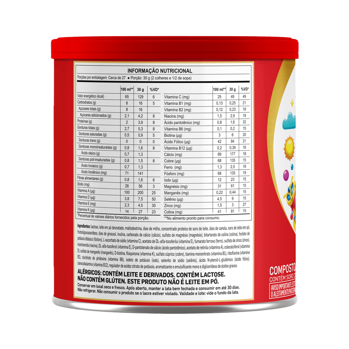 Composto Lácteo Infantil Piracanjuba Excellence com Fibras Prebióticas 800g — foto 2
