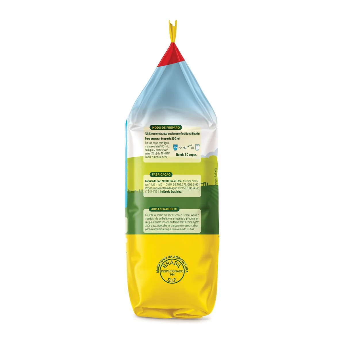 Composto Lácteo NINHO Forti+ Fibras Sachê 750g — foto 4