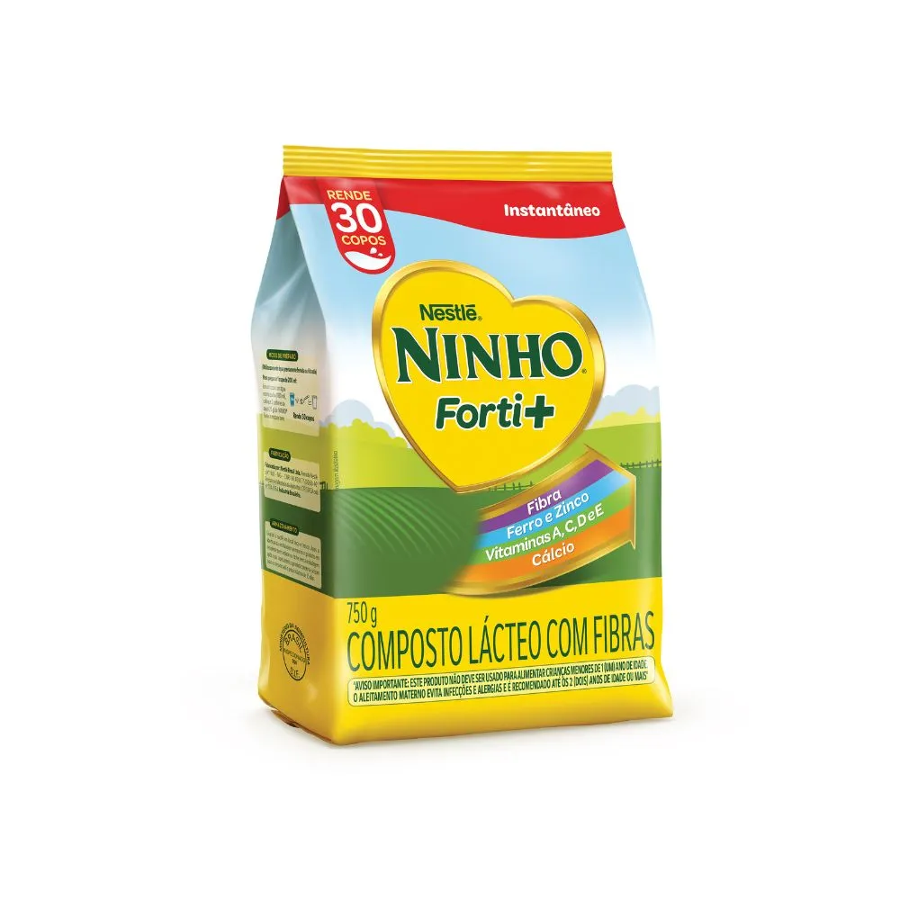 Composto Lácteo NINHO Forti+ Fibras Sachê 750g