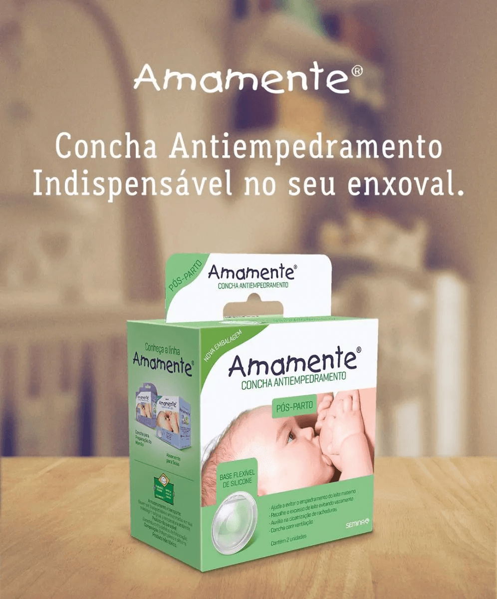 Concha para Seios Amamente Antiempedramento Base Flexível Silicone 2 Unidades — foto 3