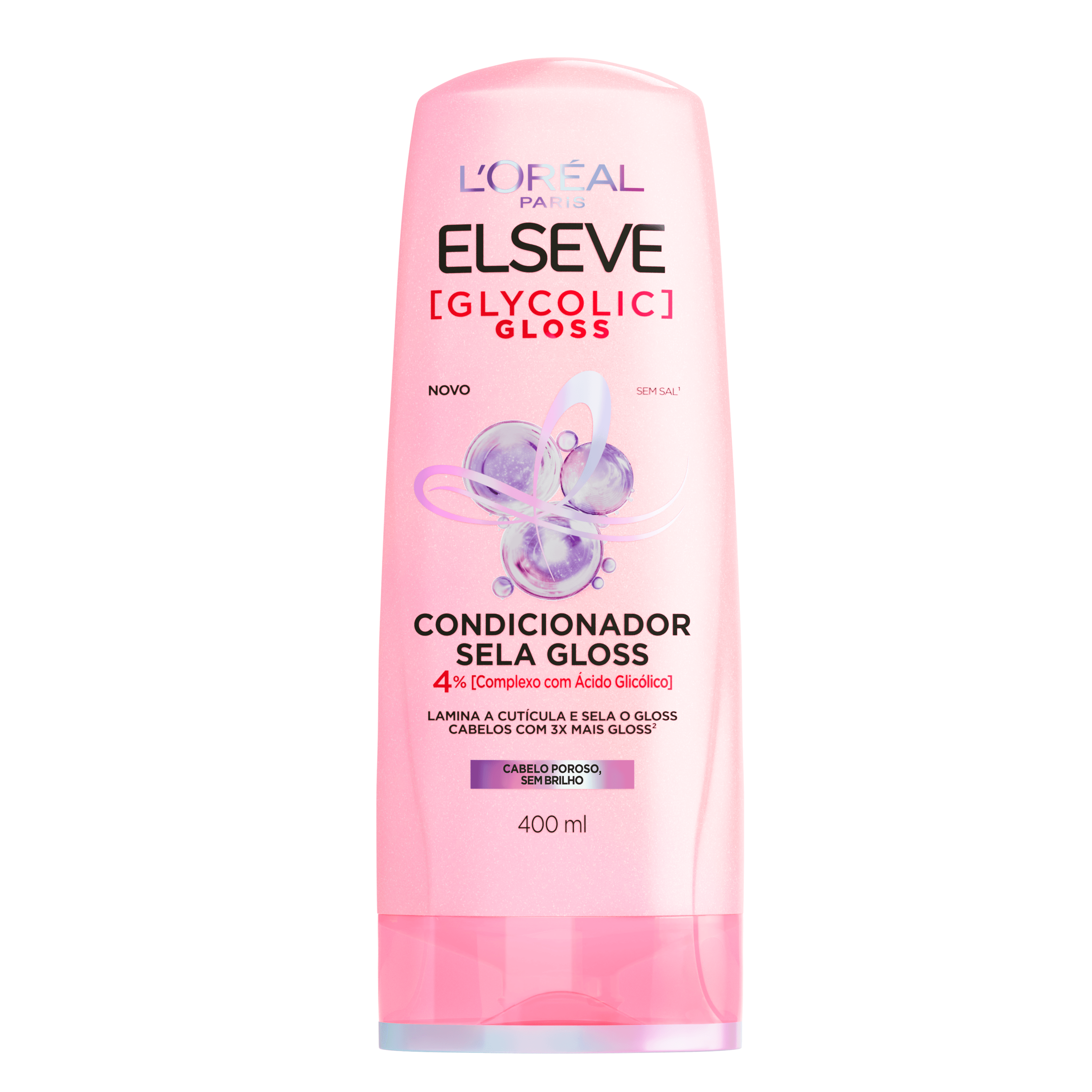 Condicionador Elseve Glycolic Gloss Sela Gloss 400ml