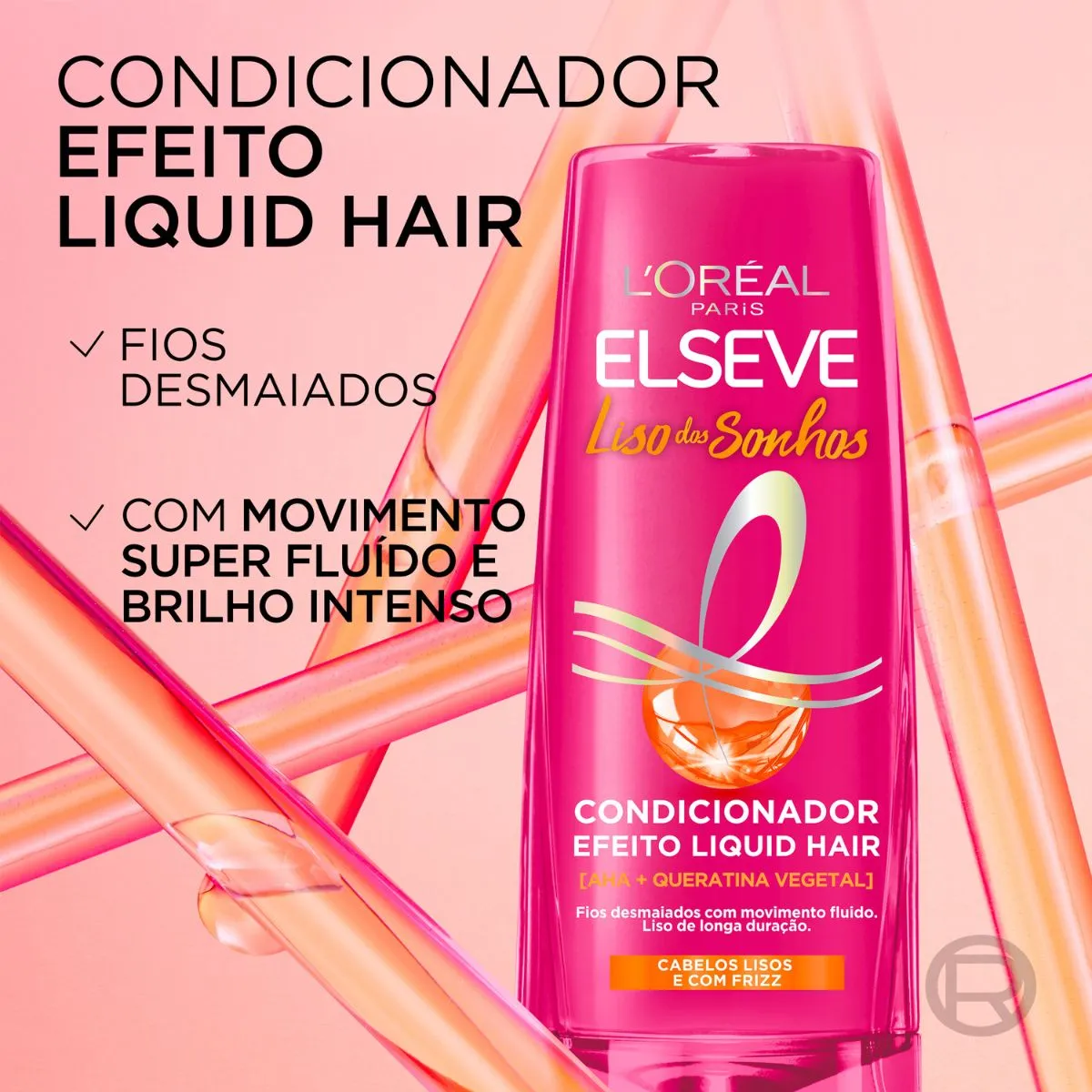 Condicionador Elseve Liso dos Sonhos Liquid Hair 200ml — foto 2