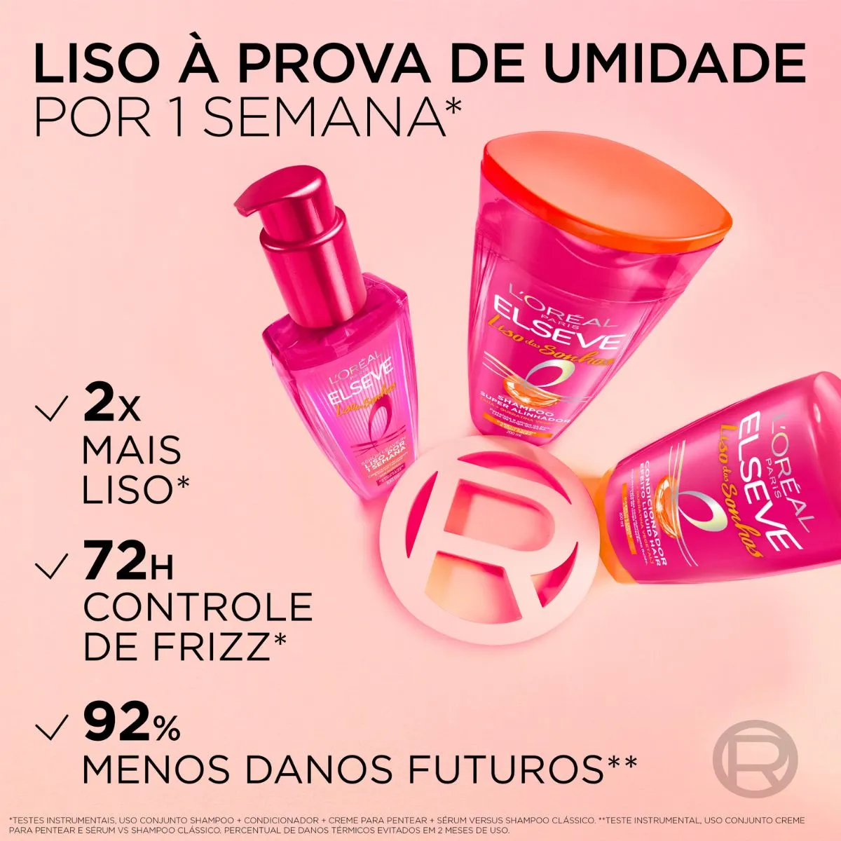 Condicionador Elseve Liso dos Sonhos Liquid Hair 200ml — foto 7