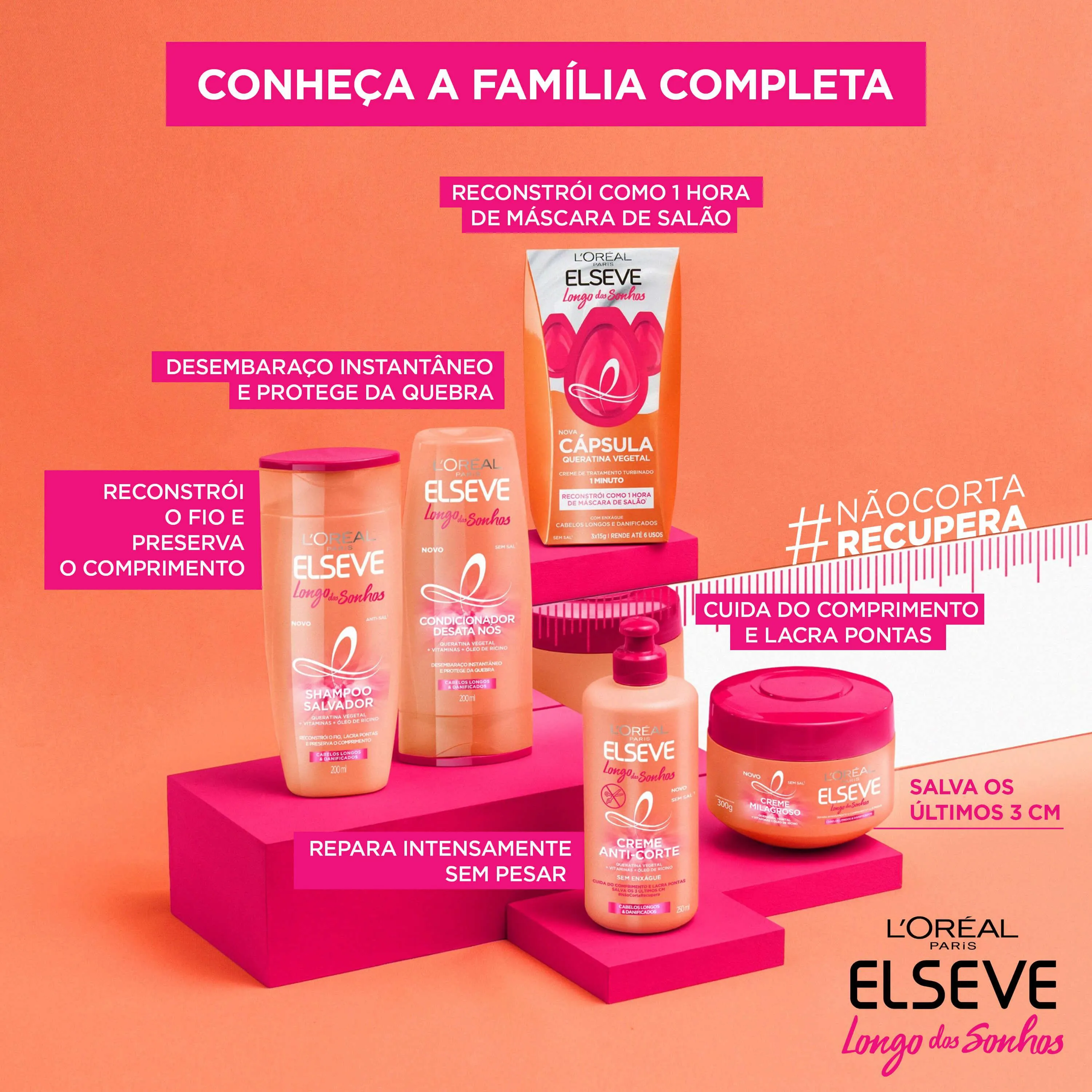 Condicionador Elseve Longo dos Sonhos Desata Nós 200ml — foto 2