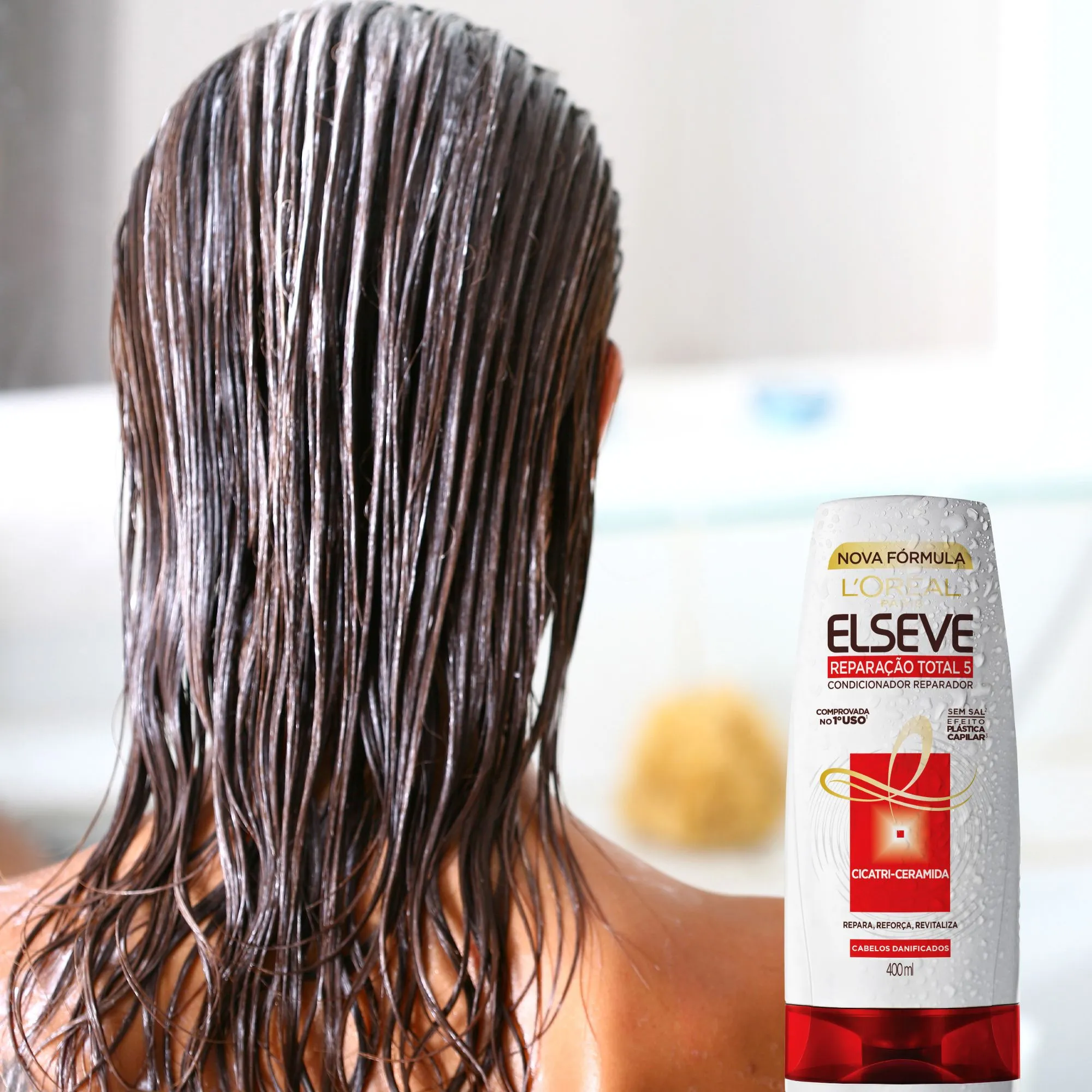 Condicionador Elseve Reparação Total 5 Restaurador 400ml — foto 4