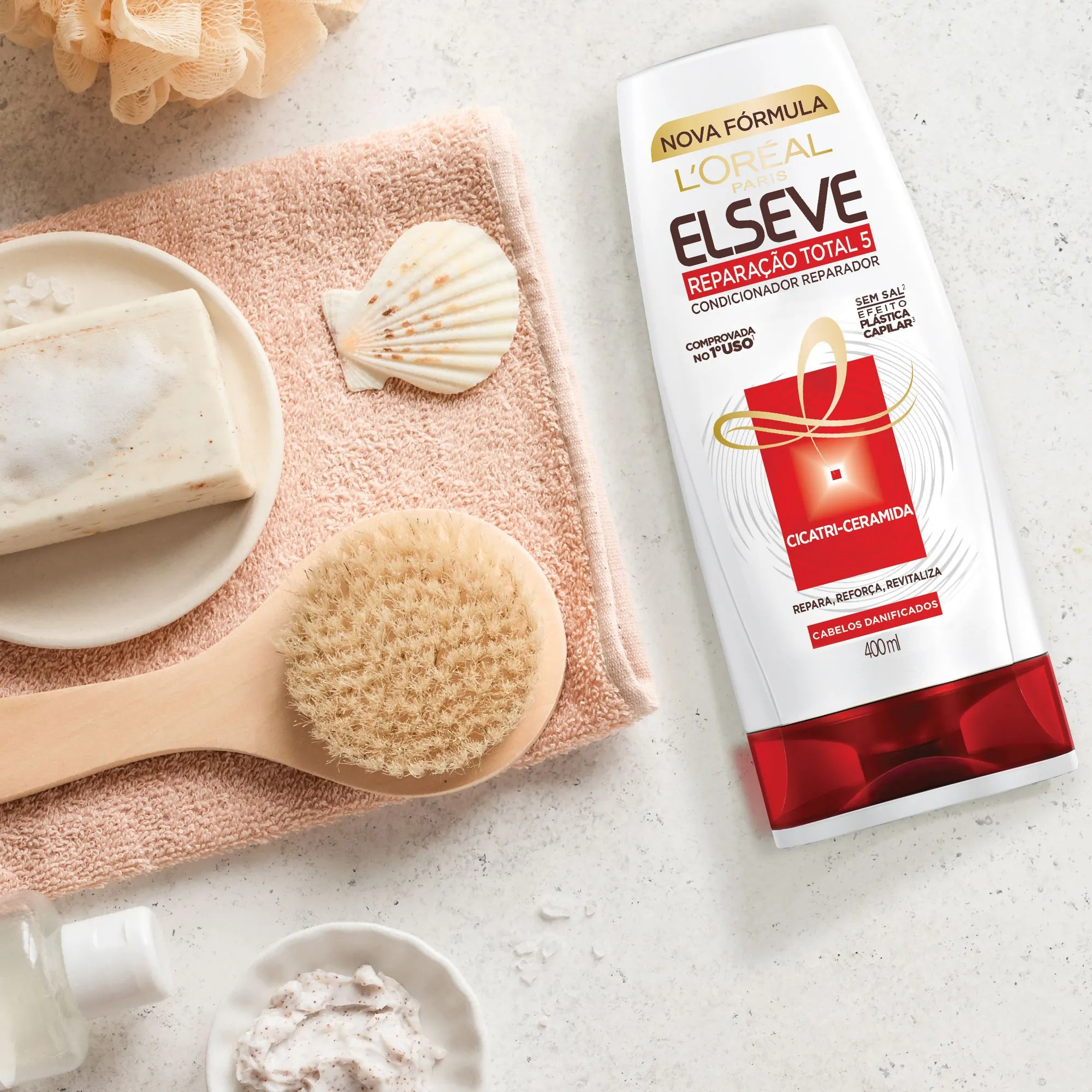 Condicionador Elseve Reparação Total 5 Restaurador 400ml — foto 5