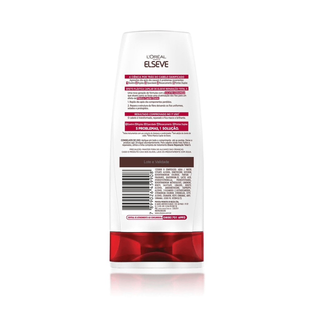 Condicionador Elseve Reparação Total 5 Restaurador 400ml — foto 7