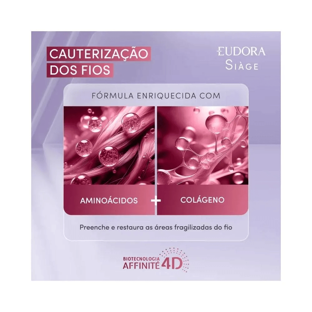 Condicionador Eudora Siàge Cauterização dos Lisos 200ml — foto 2