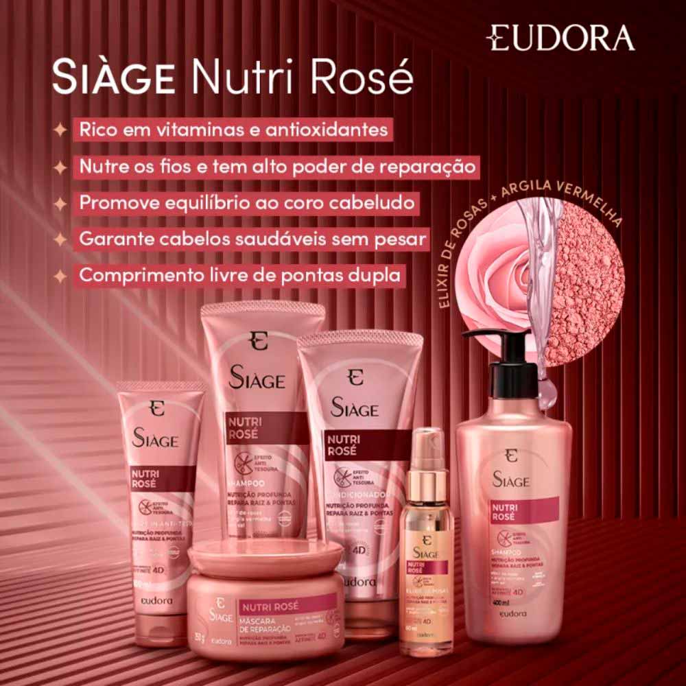 Condicionador Eudora Siage Nutri Rose 1l — foto 3