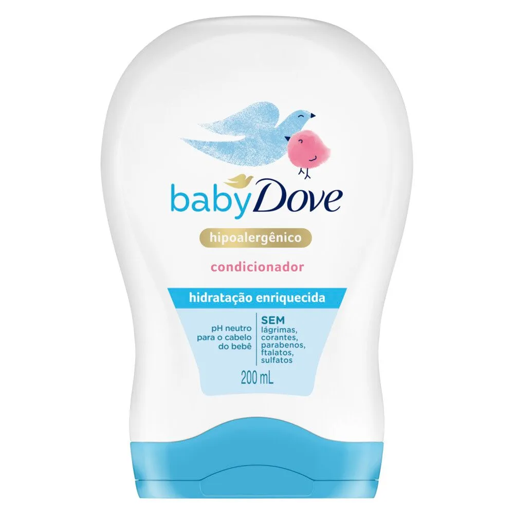 Condicionador Infantil Baby Dove Hidratação Enriquecida 200ml — foto 2