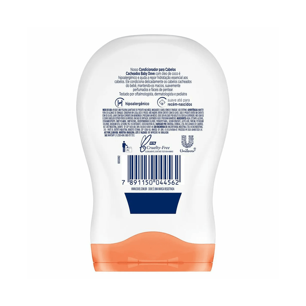Condicionador Infantil Baby Dove Hidratação Enriquecida Cabelos Cacheados 200ml — foto 3