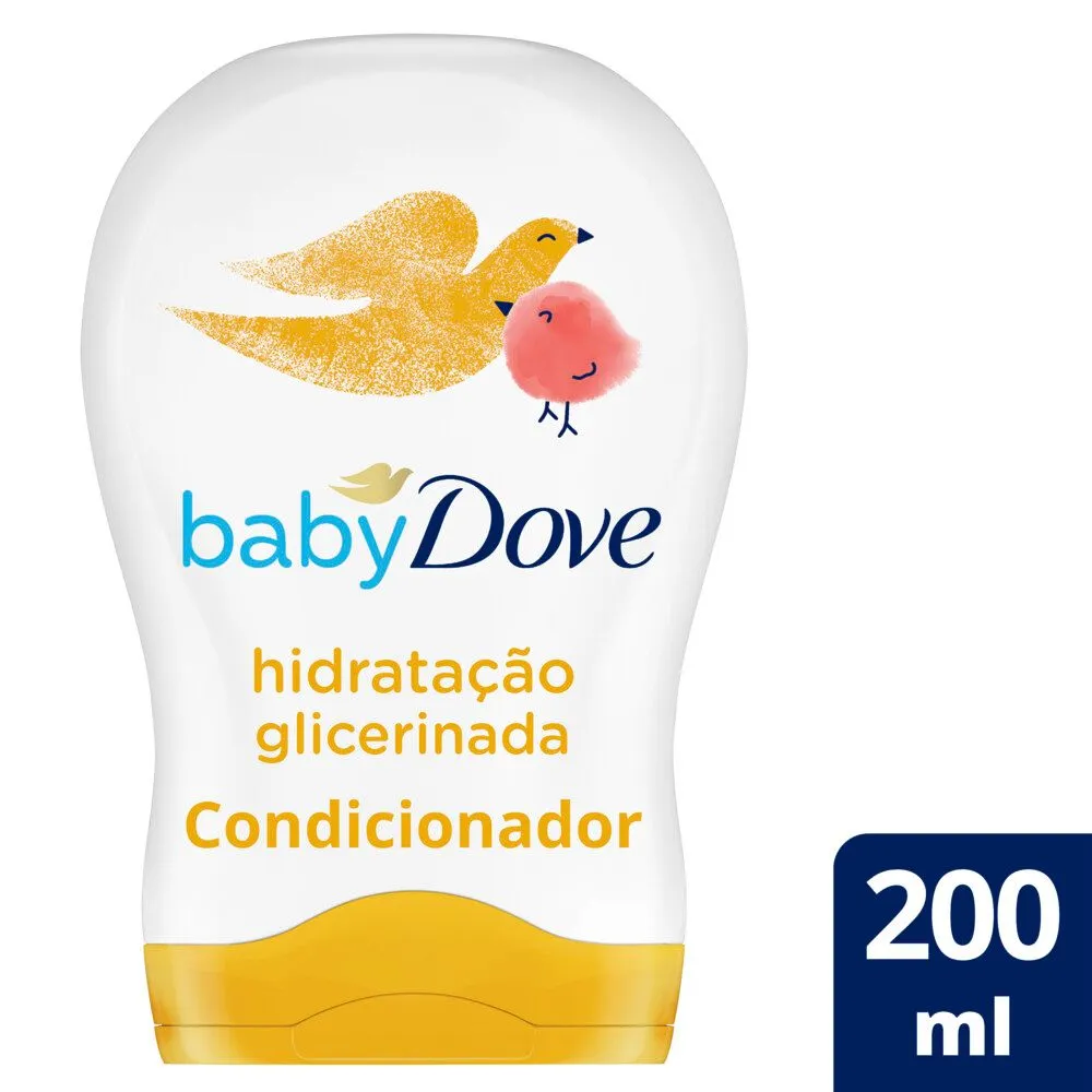 Condicionador Infantil Baby Dove Hidratação Glicerinada 200ml