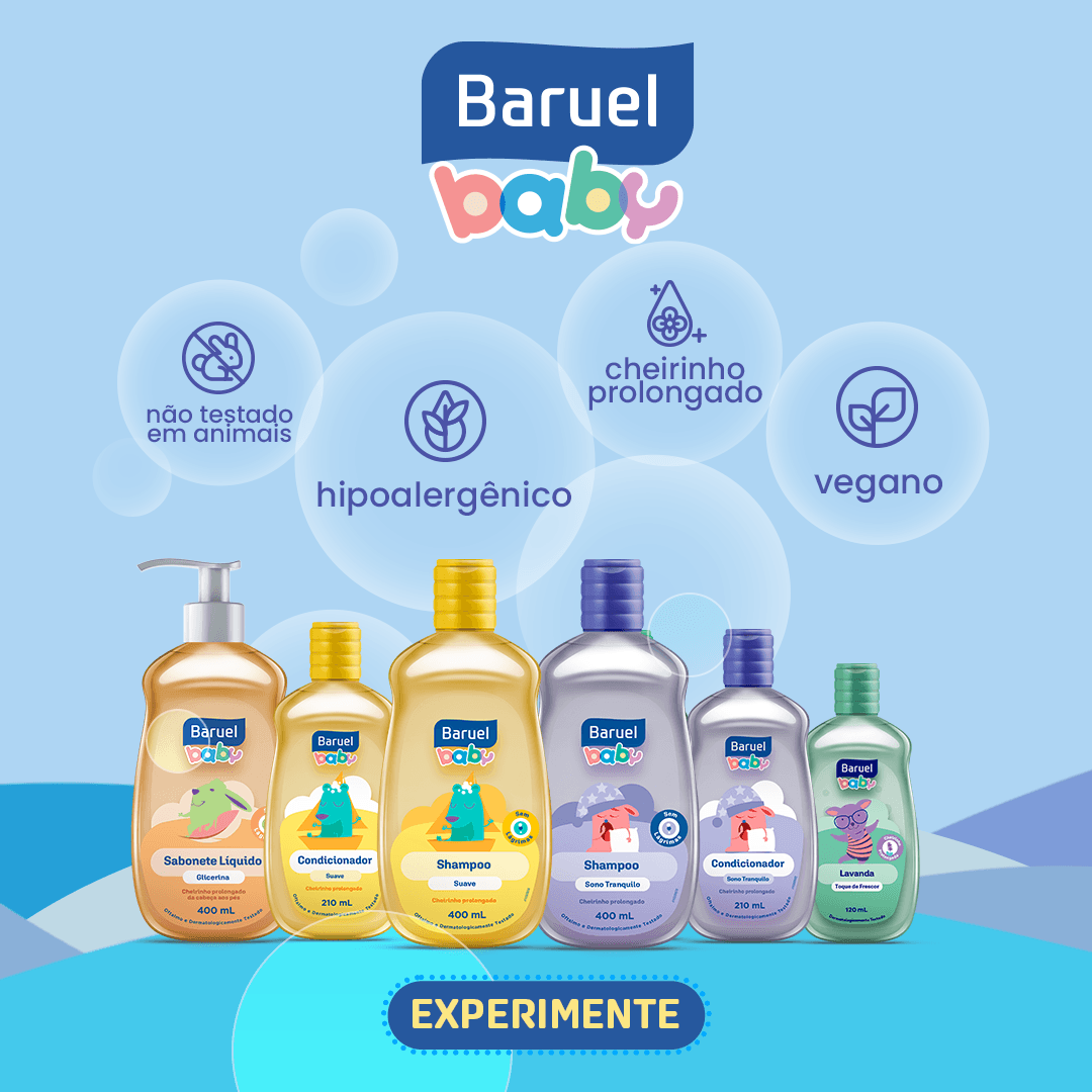 Condicionador Infantil Baruel Baby Camomila 210ml — foto 3