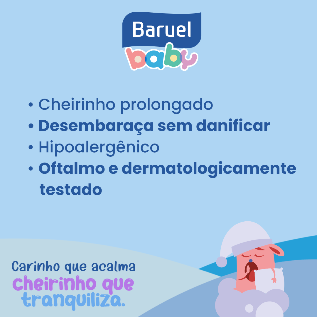 Condicionador Infantil Baruel Baby Sono Tranquilo 210ml — foto 2