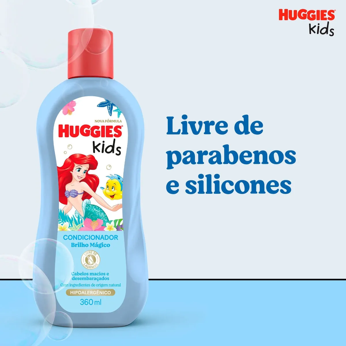 Condicionador Infantil Huggies Kids Brilho Mágico 360ml — foto 6