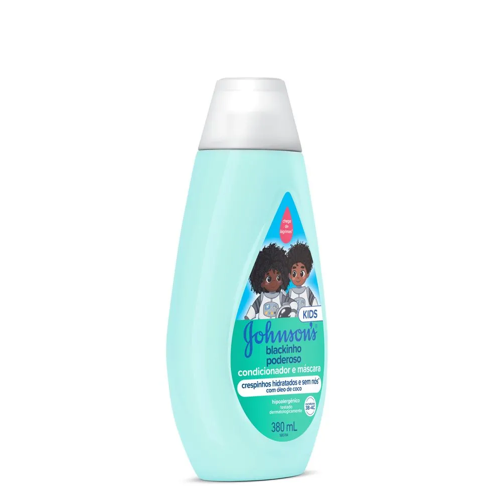 Condicionador Infantil Johnson's Baby Blackinho Poderoso 380ml — foto 6
