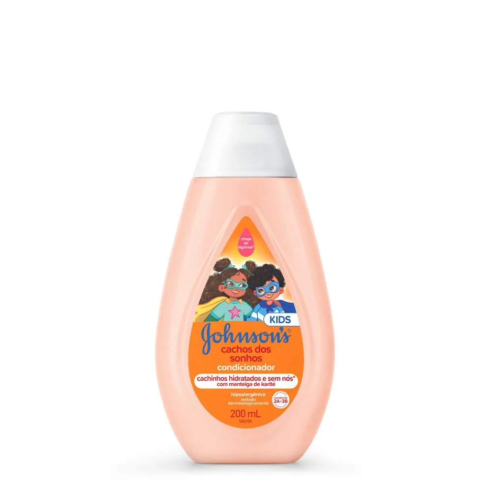 Condicionador Infantil Johnson's Baby Cachos dos Sonhos 200ml — foto 2
