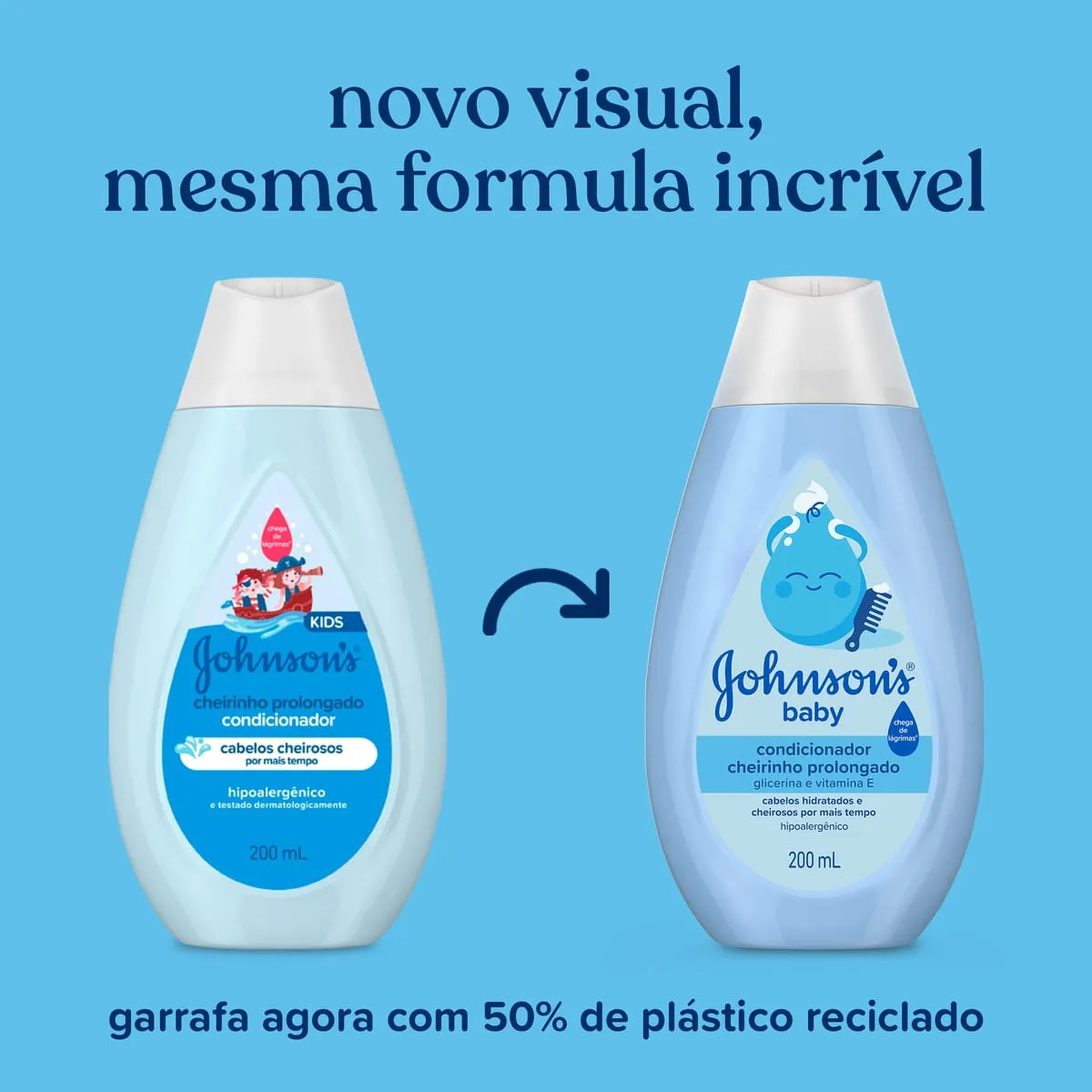 Condicionador Infantil Johnson's Baby Cheirinho Prolongado 200ml — foto 3