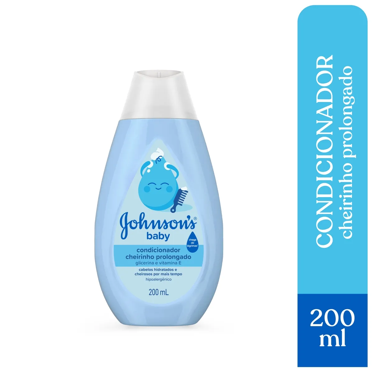 Condicionador Infantil Johnson's Baby Cheirinho Prolongado 200ml