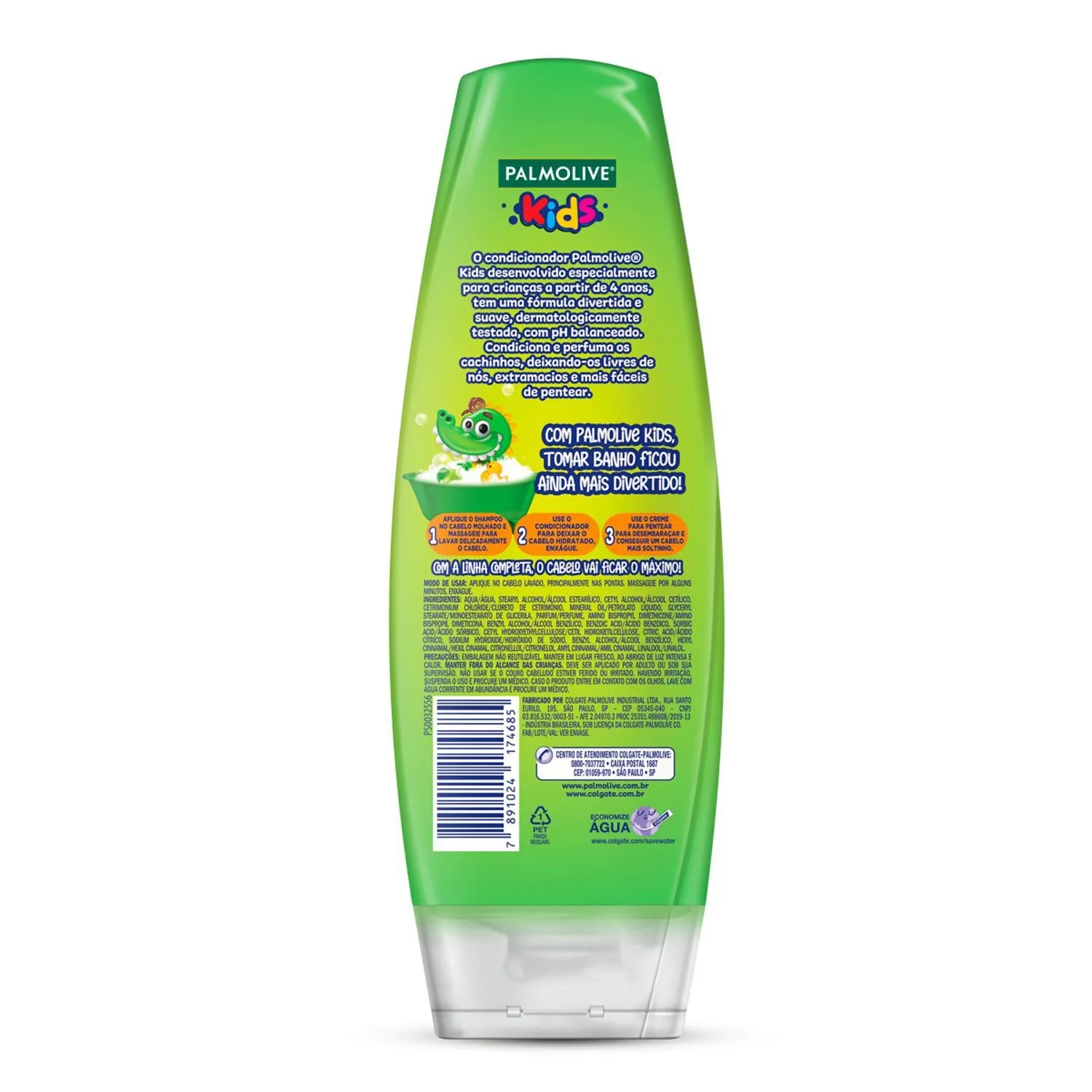Condicionador Infantil Palmolive Kids Naturals Cabelo Cacheado 350ml — foto 2