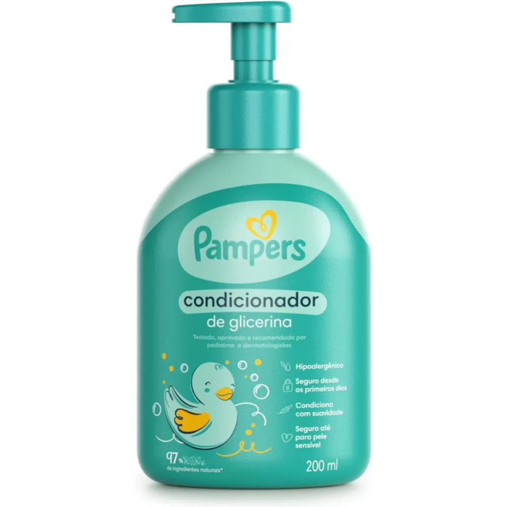 Condicionador Infantil Pampers Glicerina 200ml