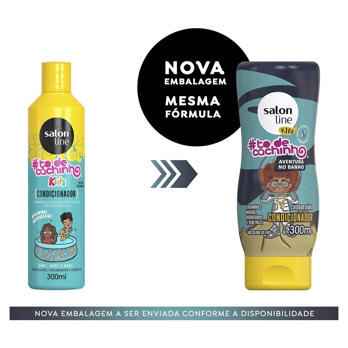 Condicionador Infantil Salon Line #todecachinho Kids Hipoalergênico Vegano 300ml — foto 3