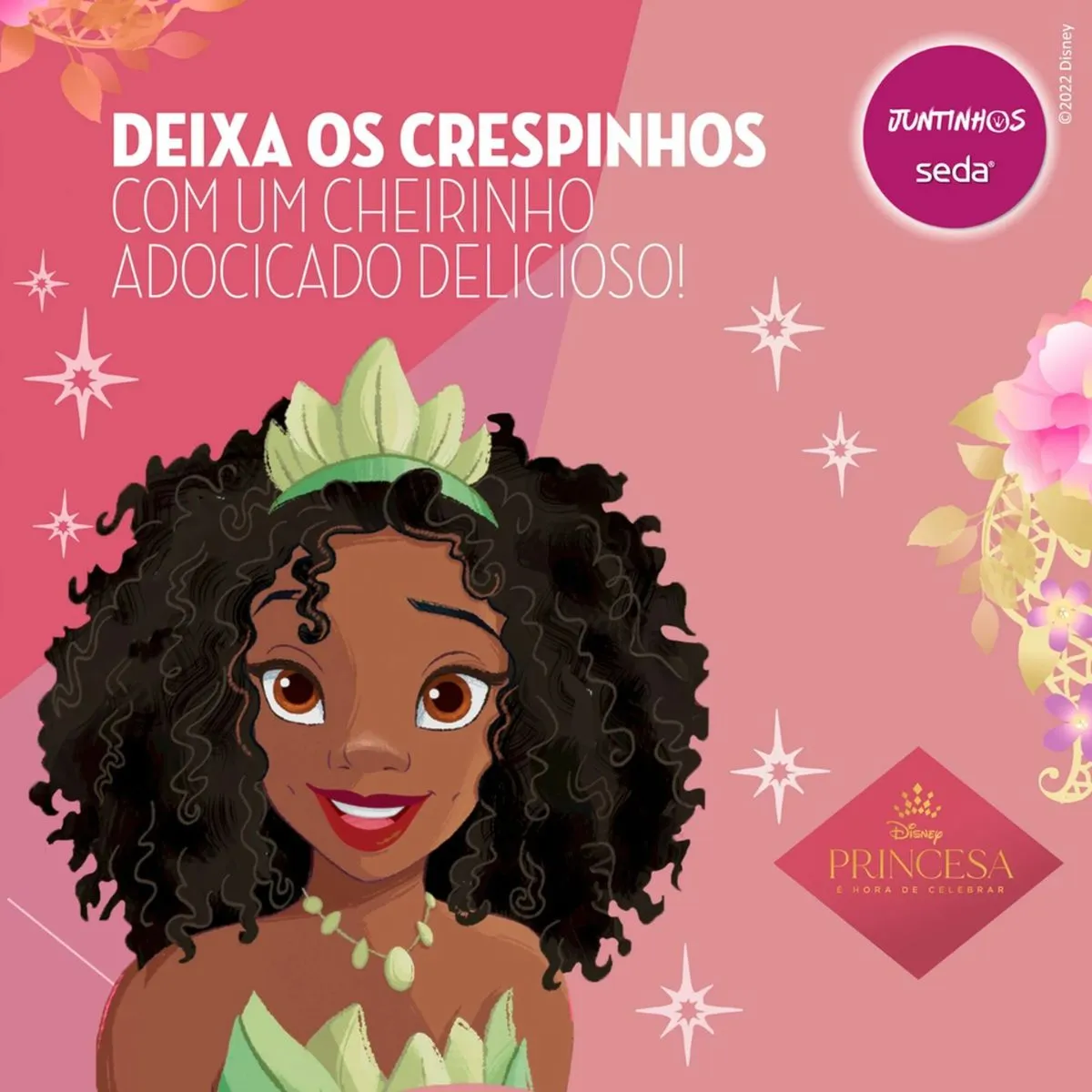 Condicionador Infantil Seda Juntinhos Tiana Crespos Encantados 300ml — foto 5