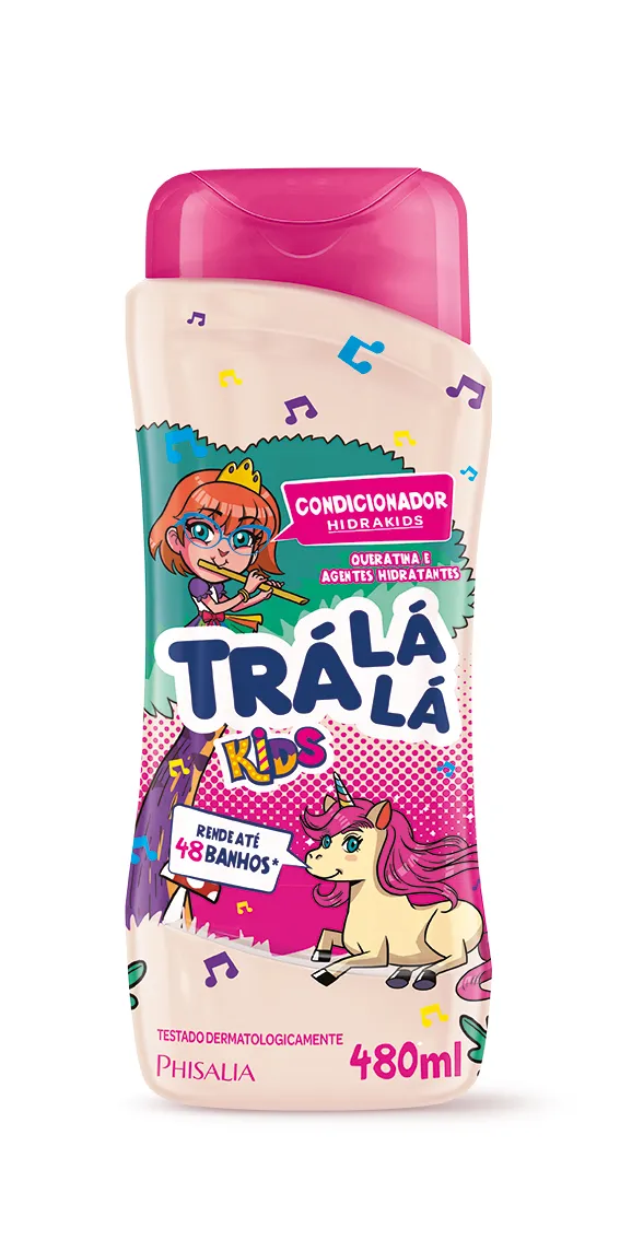 Condicionador Infantil Trá Lá Lá Kids Hidrakids Hidratação e Desembaraço 480ml