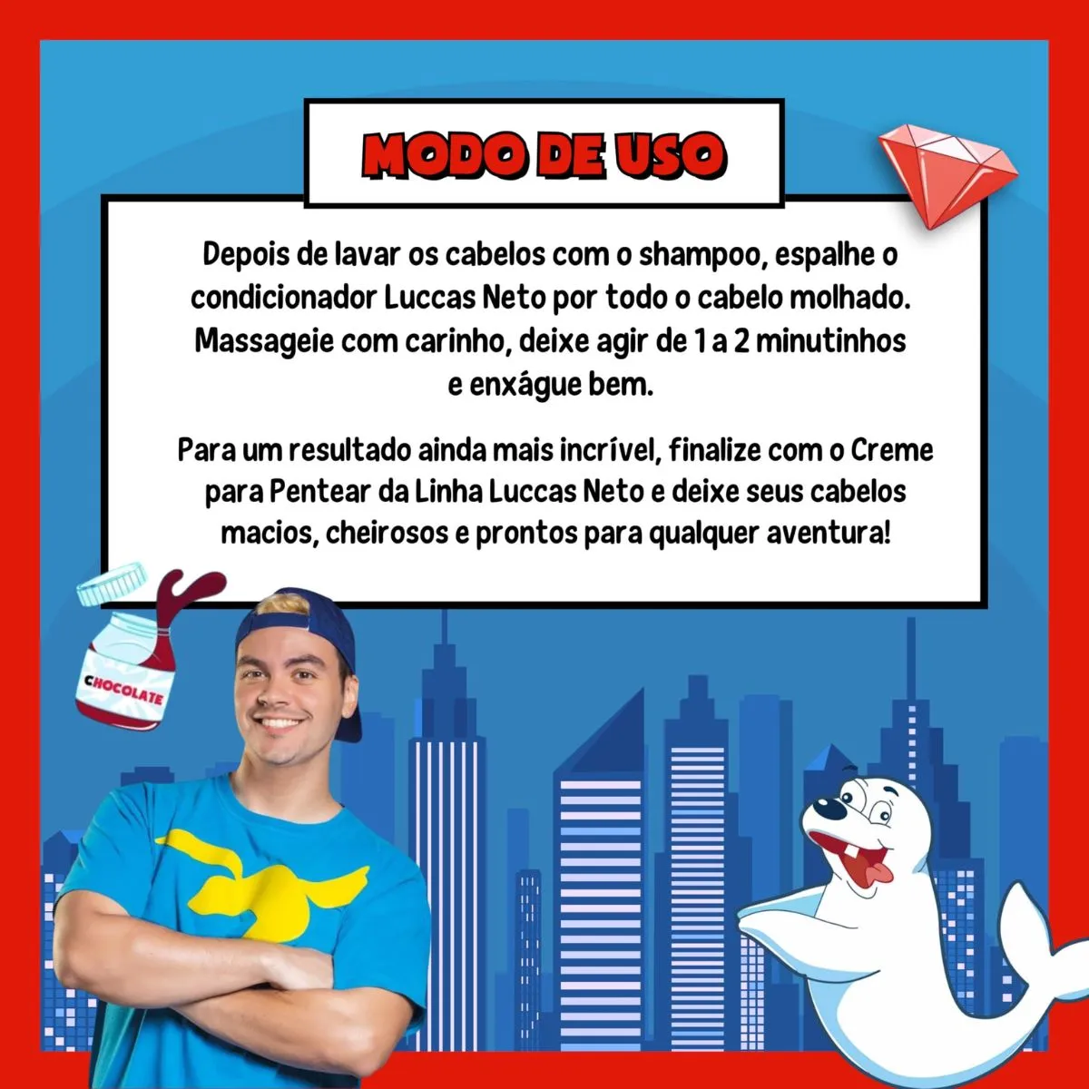 Condicionador Luccas Neto 260ml — foto 6