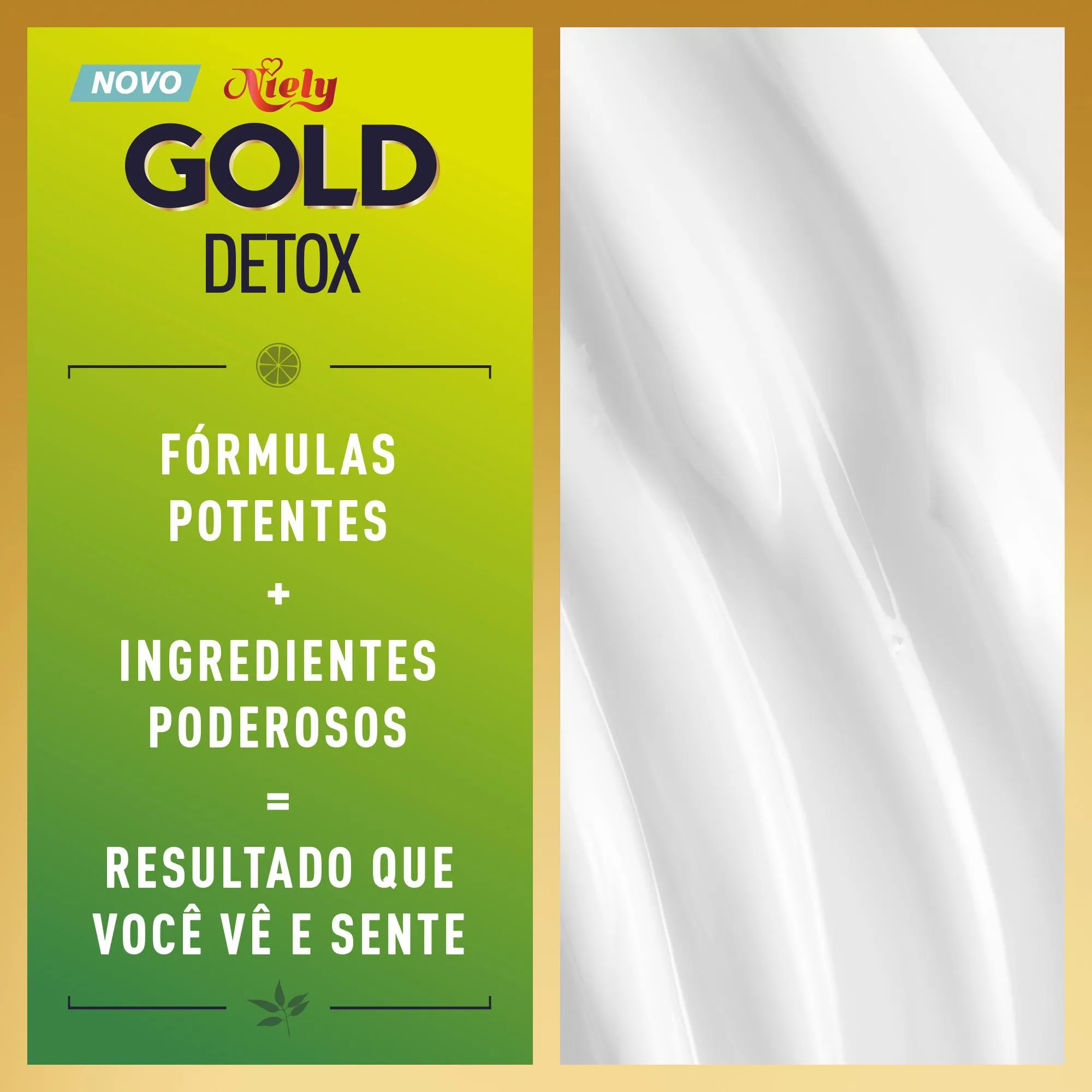 Condicionador Niely Gold detox limão + chá verde, 175ml — foto 5