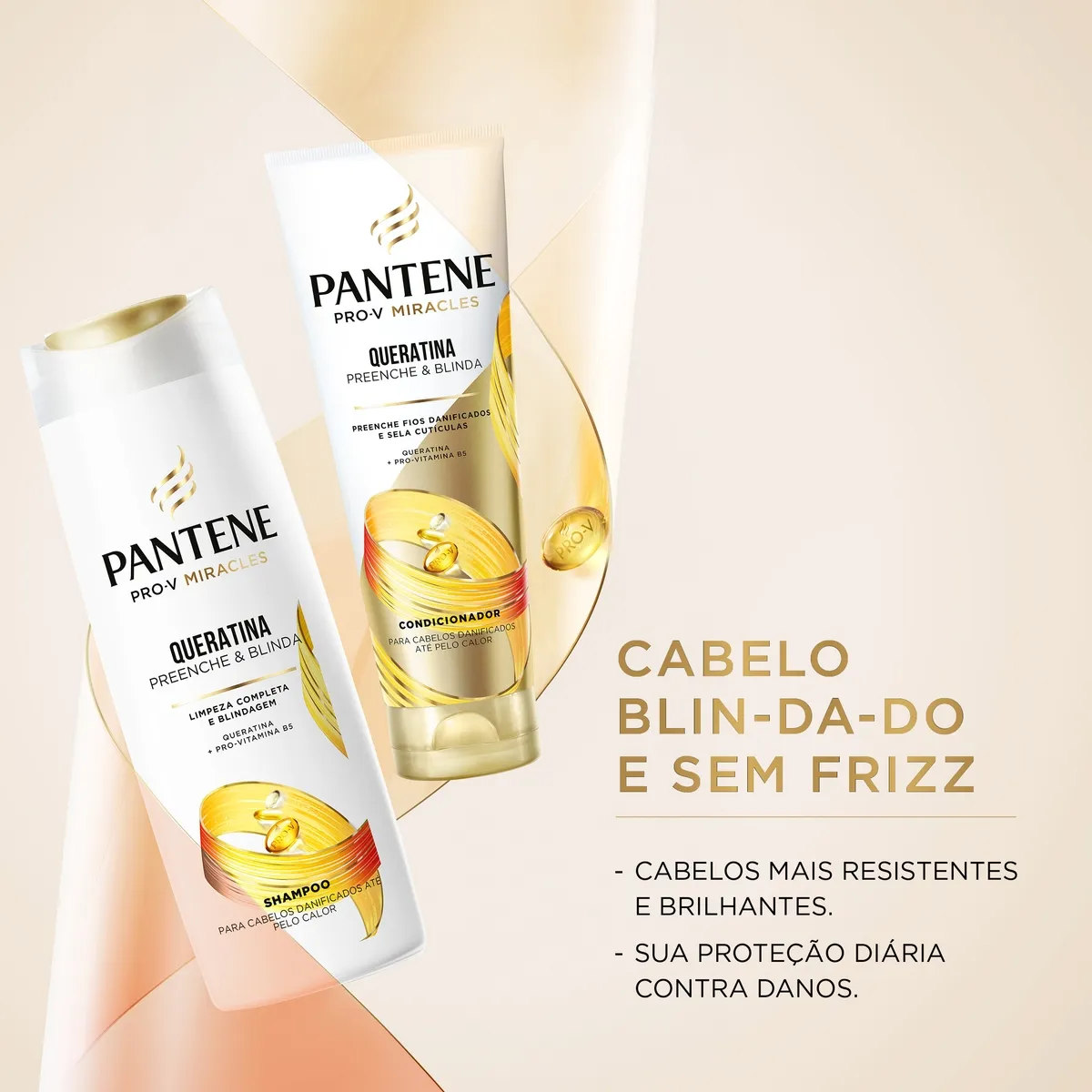 Condicionador Pantene Pro-V Miracles Queratina Preenche & Blinda 250ml — foto 6