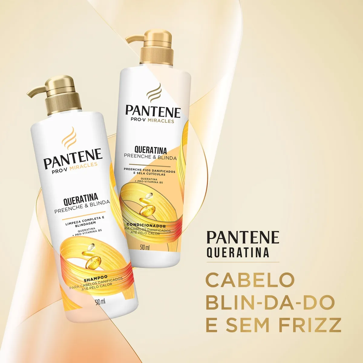 Condicionador Pantene Pro-V Miracles Queratina Preenche & Blinda 510ml — foto 5